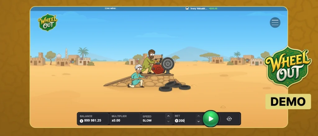 Wheel Out Game Demo image.